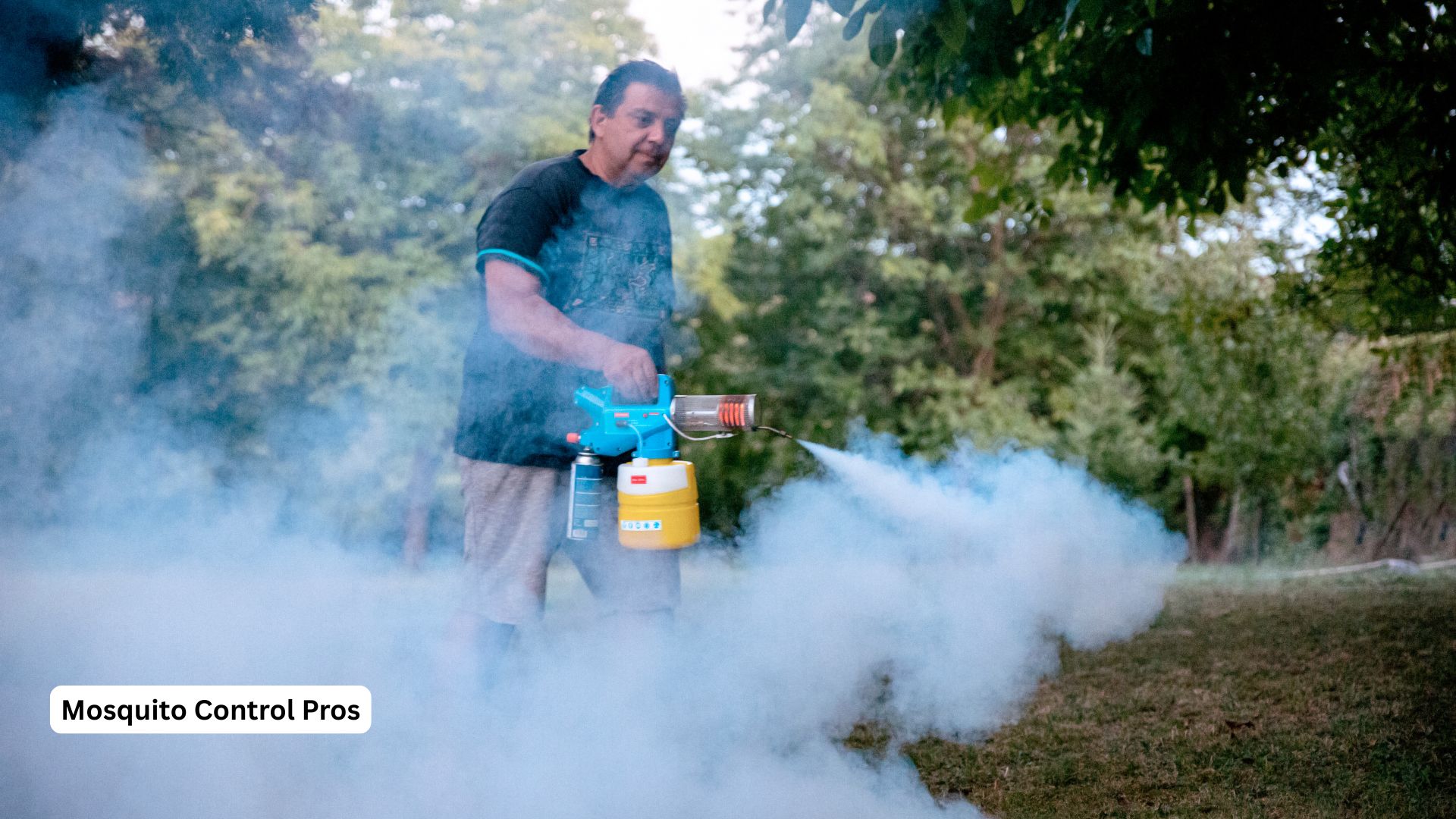 Professional discreet mosquito trap installation